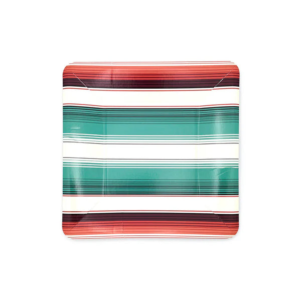 Desert Stripe Dessert Plates