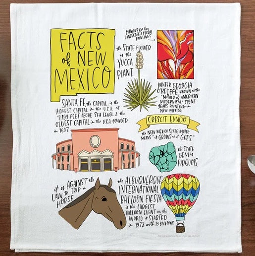 New Mexico Facts Towel