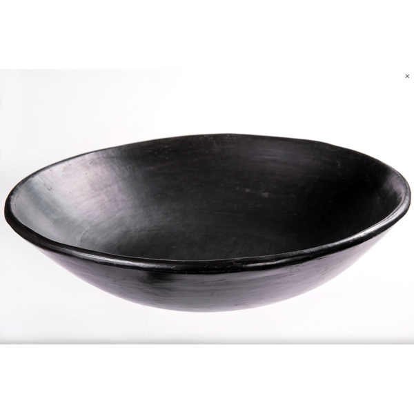 Chamba - Black Clay Serving Bowl, X-Large