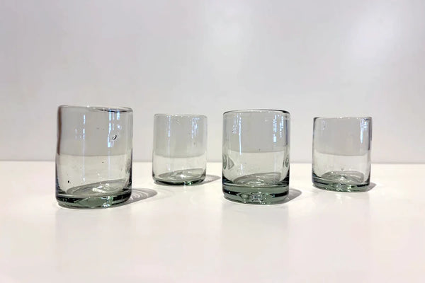 Verve Mexican Handblown Shooter Glasses - Clear