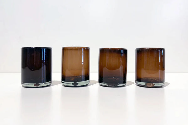 Verve Mexican Handblown Shooter Glasses - Tamarind