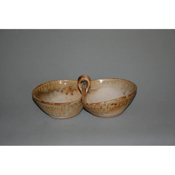 Obranovich Pottery - Condiment Double Dish