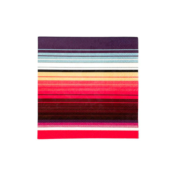 Red Serape Cocktail Napkin