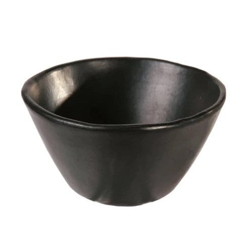 Chamba - Black Clay Cone Bowl -Small