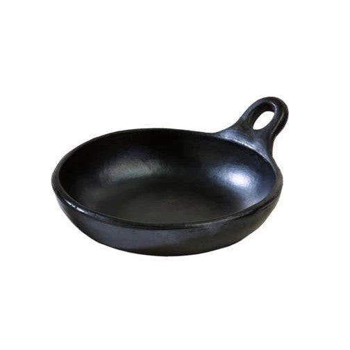 Chamba - Black Clay Saute Pan - 10.5"