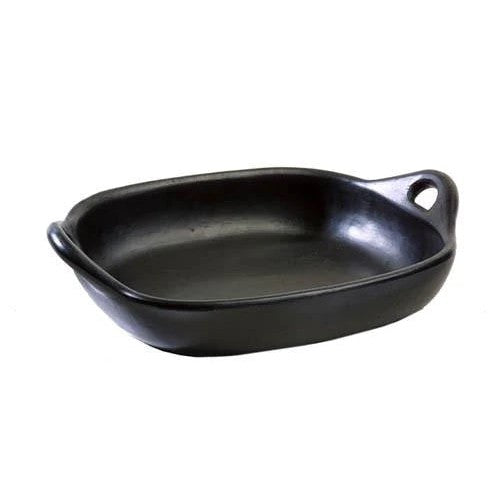 Chamba - Black Clay Roasting Pan - 10"