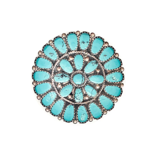 Turquoise Cluster Dinner Plates