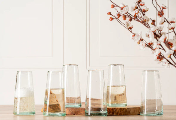 Verve Moroccan Cone Champagne Glasses-Set of 6