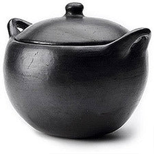 Black Clay Soup Pot - 3.5 qt.