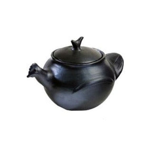 Chamba - Black Clay Hen Pot - 4 Qt.