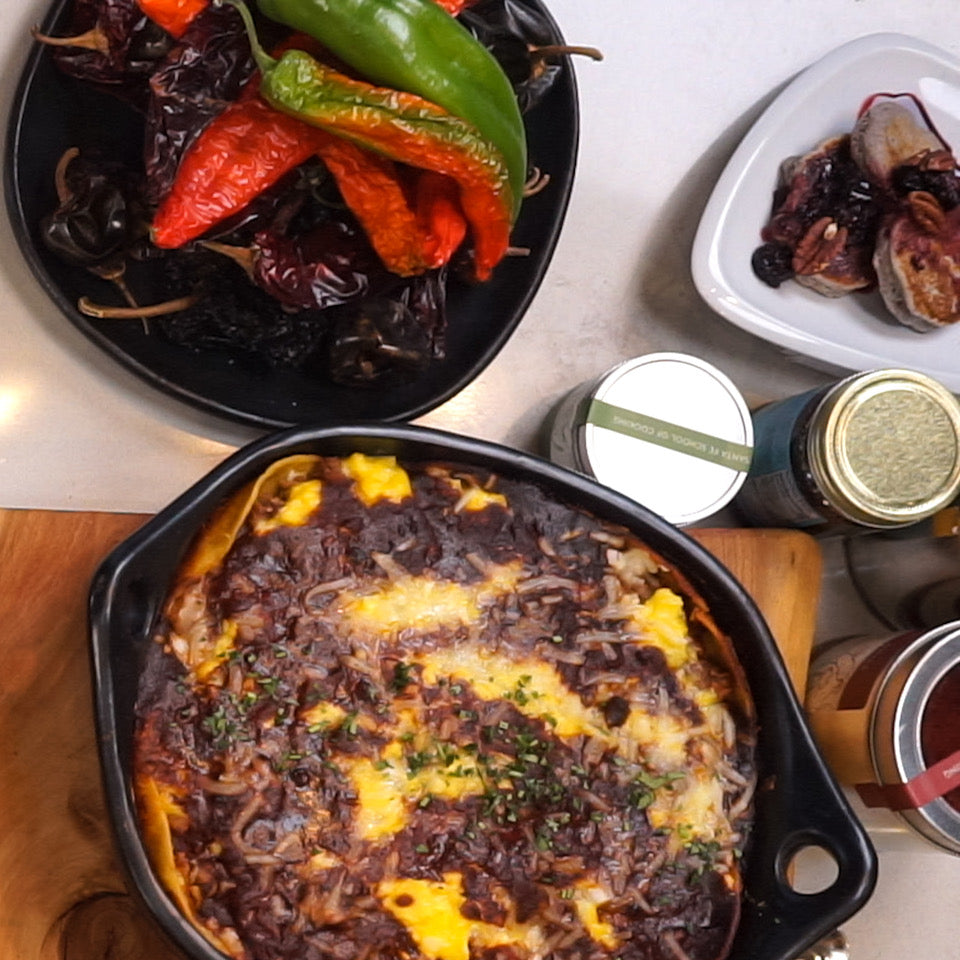 Southwest Brunch - Huevos Rancheros and Blue Corn Pancakes - Online Cl