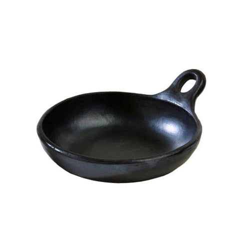 Chamba - Black Clay Saute Pan - 7"