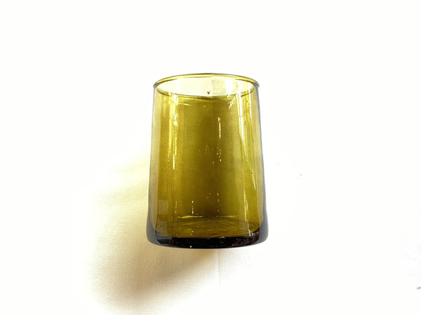 Verve Moroccan Cone Glass Small Amber