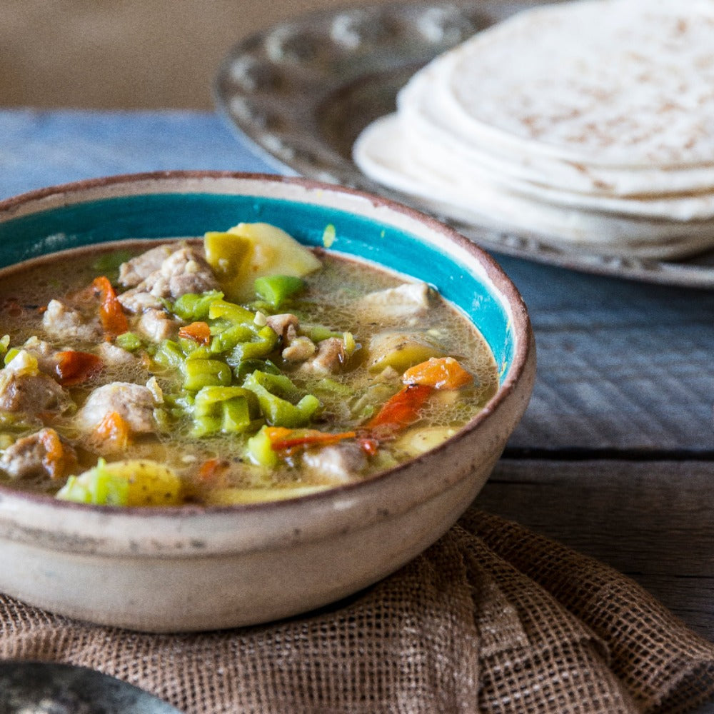 SFSC Green Chile Stew Santa Fe School of Cooking